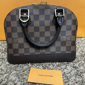 Louis Vuitton alma Bb damier ebene